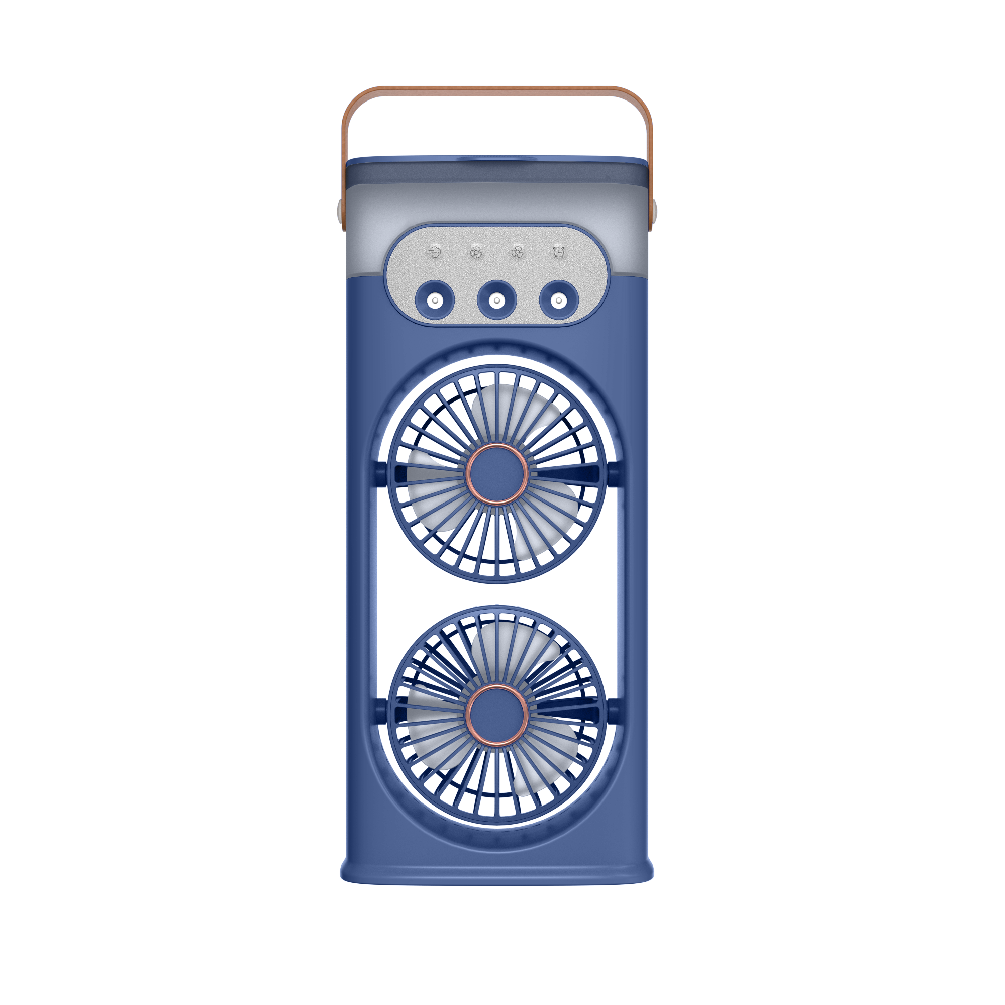 617 dual desktop fan with mist diffuser